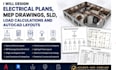 design electrical plan, mep drawings, sld, load calculation and autocad layout