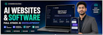 develop an ai website, ai web app or custom ai software