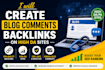 create blog comments on high da websites