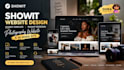 showit website design showit template showit  photography website 3d dora site