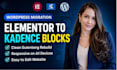 convert your elementor website to gutenberg with kadence blocks for easy editing