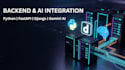 create secure back end API and integrate ai
