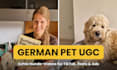 create authentic german pet ugc video ads with my goldendoodle