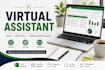 be your virtual assistant for data entry and excel tasks