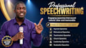 write a powerful engaging speech that sounds natural and memorable