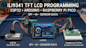 program ili9341 tft lcd with arduino esp32 and raspberry pi pico
