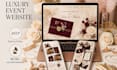 create a modern wedding website invitation