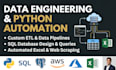 do python data science, sql analysis, and cloud data engineering