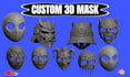 create a custom 3d mask for 3d printing and cosplay