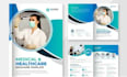 design a professional medical, healthcare and clinic brochure