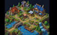 draw pixel isometric art