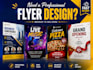 design print ready flyer and event poster with design