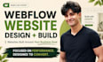 webflow website design webflow website development webflow website landing page
