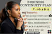 do business continuity plan, disaster, recovery strategy project presentation
