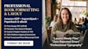 format draft amazon kdp book layout interior design paperback ebook ingramspark