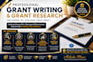 research grants and write professional grant proposals