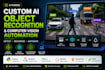 build custom ai object detection, computer vision, python automation and ocr app