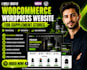 build woocommerce wordpress website for supplement stores