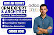 setup odoo CRM and zoho CRM customization, automation and integration