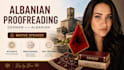 proofread and edit your albanian text professionally