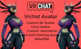 do furry avatar 3d model nsfw vr commission vrchat avatar