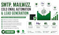 set up SMTP, mailwizz, cold email automation and lead generation