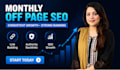 monthly off page SEO with high da authority backlinks