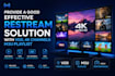 provide a good effective restream solution with vod, 4k channels, m3u playlist