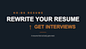 diagnose why your resume is not getting interviews