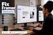 fix framer website design framer developer figma to framer website, landingpage