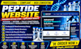 build a professional research peptide woocommerce website
