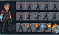 create pixel art animation pixel art sprite sheet 2d pixel art pixel character