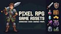 custom pixel art rpg characters items game assets pixel icons ui elements sprite