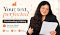 proofread and copy edit your book or manuscript