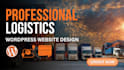 logistics, medical courier and transportation website with tracking