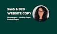 write clear saas and b2b website copy