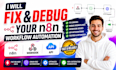 fix and debug  your n8n workflow automation webhook api error