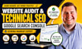 audit website index google search console technical seo expert schema markup