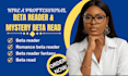 beta read, romance beta reader, beta reader fantasy, mystery beta reader