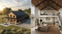 design realistic 3d barndominium exterior interior rendering