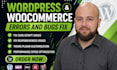 fix wordpress issues, critical error, 404 troubleshooting, wordpress bug fixes