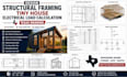 design structural framing tiny house electrical load calculation texas drawing
