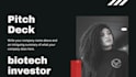 design pharmaceutical pitch deck biotech investor presentation