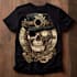 create skull graphic t shirt design