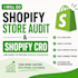 do a professional store audit and shopify cro