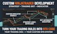create ninjatrader strategy, ninjatrader trading bot and ninjatrader indicator