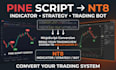 convert tradingview pine script to nt8 indicator, ninjatrader bot, nt8 strategy