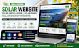 design solar website solar installation solar panel  solar energy website
