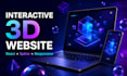 design a responsive 3d website using spline and react