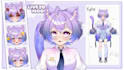 design vtuber model, live2d pro vtuber model, 2d vtuber avatar, live2d rigging
